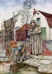 De vis en de ring, uit Engelse sprookjes naverteld door F.A. Steel, 1927